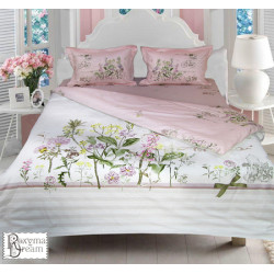 Комплект спално бельо Памучен сатен ПРОЛЕТ 